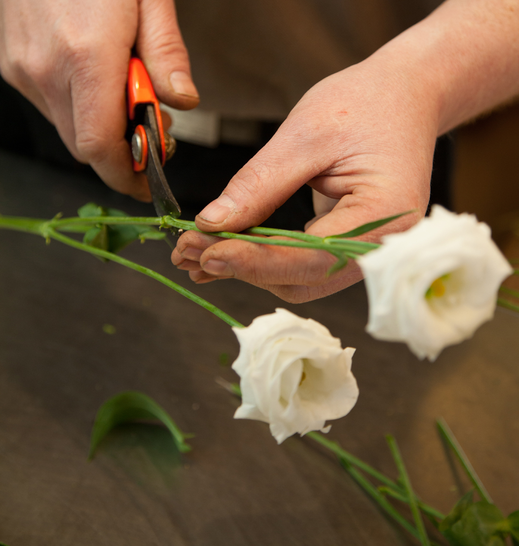 Comment composer un bouquet en panier ?