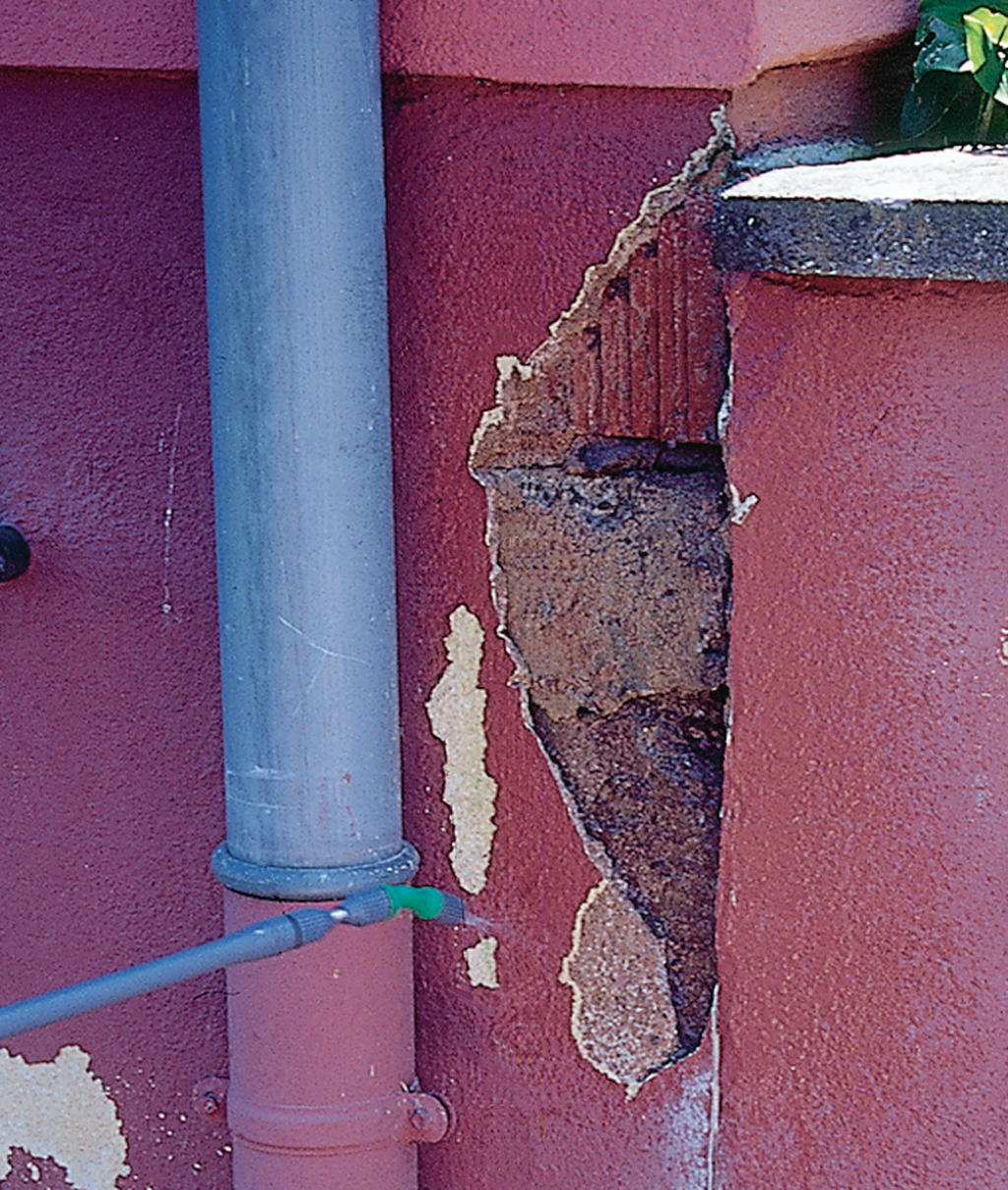 Réparer une façade abîmée
